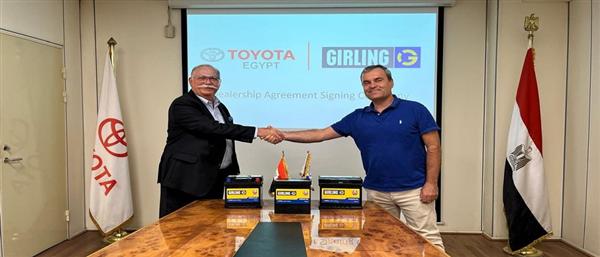 تويوتا توقّع شراكة تعاون جديدة مع VT Batteries لتصبح الموزع الحصري لبطاريات Girling الإنجليزية بمصر